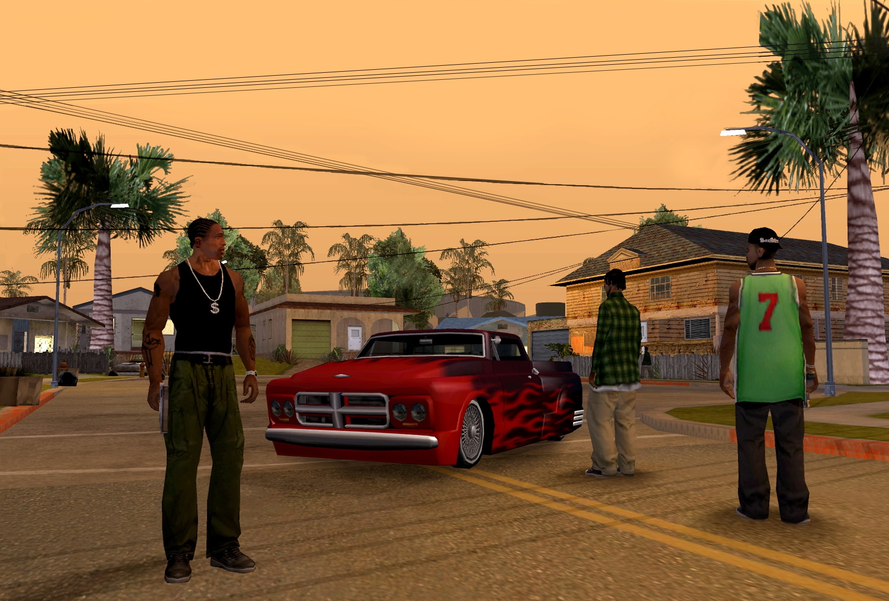 Скриншоты GTA San Andreas.