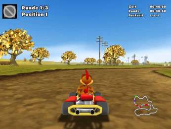 скачать Moorhuhn Kart 2 торрент игры на пк