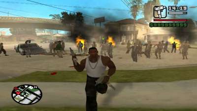 скачать игру GTA San Andreas Зомби бесплатно