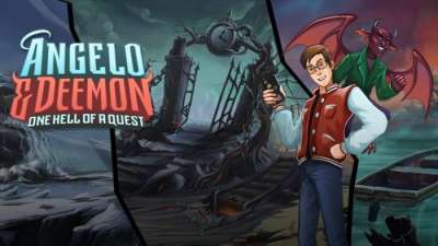 Постер игры Angelo and Deemon: One Hell of a Quest