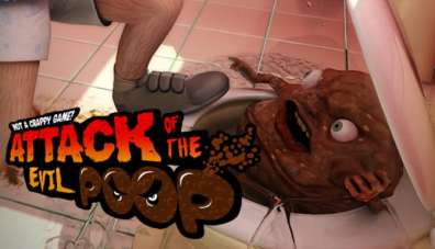 Постер игры Attack of the Evil Poop