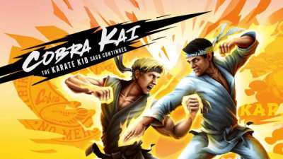 Постер игры Cobra Kai: The Karate Kid Saga Continues