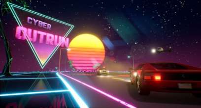 Постер игры Cyber OutRun