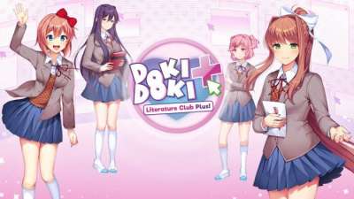 Постер игры Doki Doki Literature Club Plus!