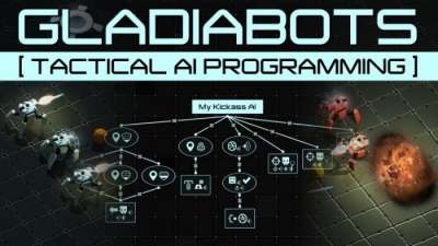 Постер игры Gladiabots
