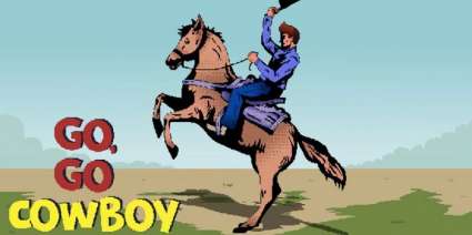 Постер игры Go, Go Cowboy
