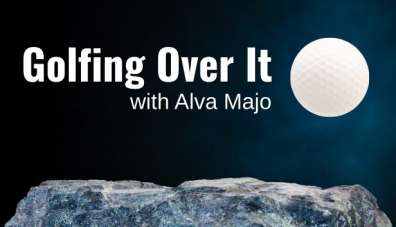 Постер игры Golfing Over It with Alva Majo