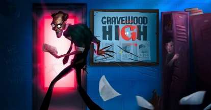 Постер игры Gravewood High