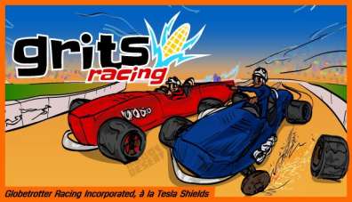 Постер игры GRITS Racing