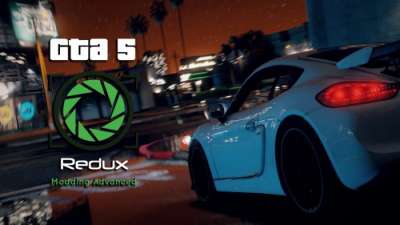 Постер игры GTA 5 (ГТА 5) Redux
