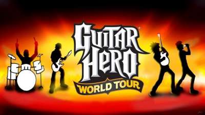 Постер игры Guitar Hero World Tour