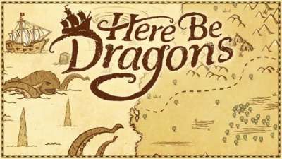 Постер игры Here Be Dragons