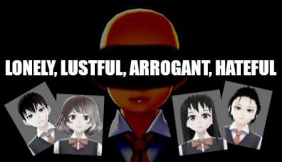 Постер игры LONELY, LUSTFUL, ARROGANT, HATEFUL