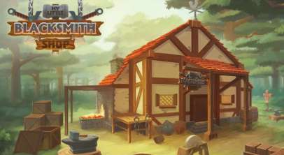Постер игры My Little Blacksmith Shop