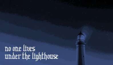 Постер игры No one lives under the lighthouse