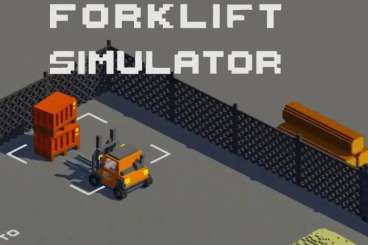 Постер игры Pixel Forklift Simulator