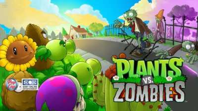 Постер игры Plants vs. Zombies (Растения против зомби)