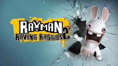 Постер игры Rayman Raving Rabbids 2