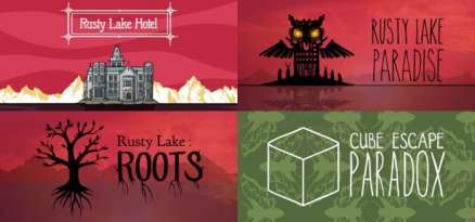 Постер игры Rusty Lake Hotel  Rusty Lake: Roots  Rusty Lake Paradise  Cube Escape: Paradox