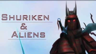 Постер игры Shuriken and Aliens