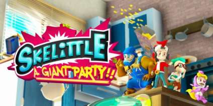 Постер игры Skelittle: A Giant Party!!