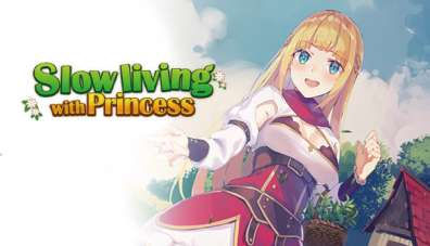 Постер игры Slow living with Princess