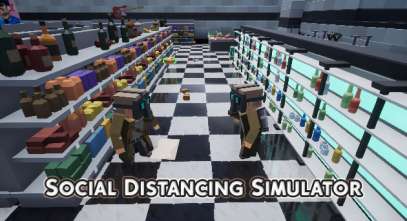 Постер игры Social Distancing Simulator