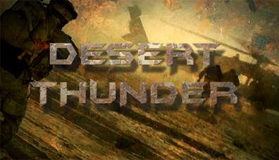 Постер игры Strike Force: Desert Thunder