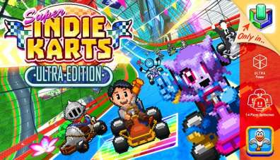 Постер игры Super Indie Karts