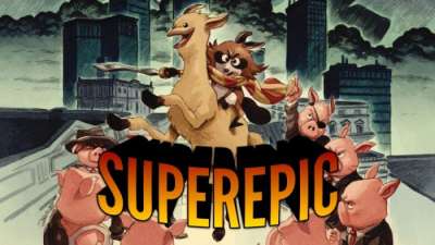 Постер игры SuperEpic: The Entertainment War