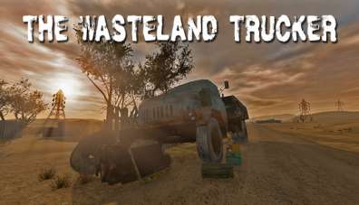 Постер игры The Wasteland Trucker