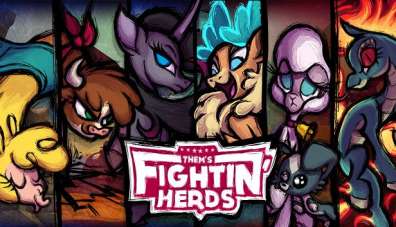Постер игры Them's Fightin' Herds