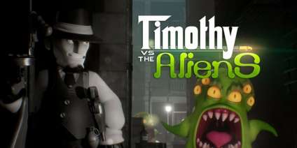 Постер игры Timothy vs the Aliens
