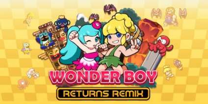 Постер игры Wonder Boy Returns Remix