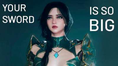 Постер игры Your Sword Is So Big