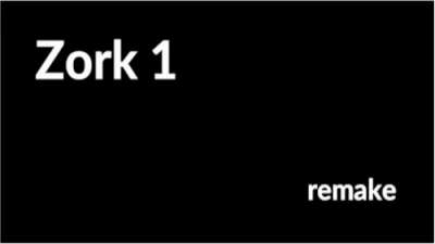 Постер игры Zork Remake